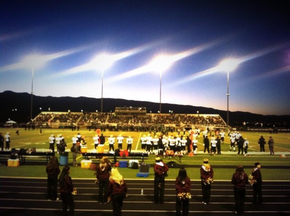 The Varsity Football team takes on Churchill County in the Division I-A State Championship