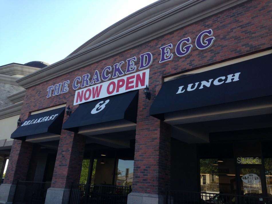 Conveniently located right on the corner of Hualapai and Charleston The Cracked Egg is a just short ride from campus. 