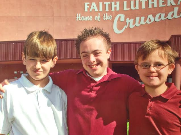 Luke Kecman, Billy Wolfbrant & Clayton Rhodes in sixth grade.
