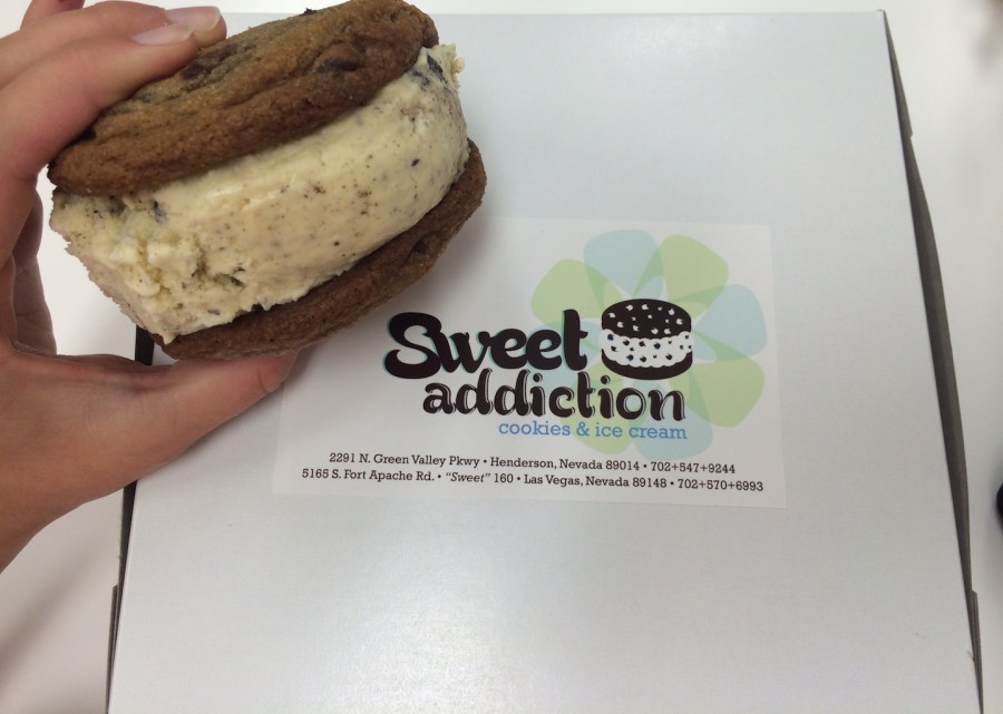 Photo caption: One of Sweet Addictions many tasty treats. Photo by Jessica Schumacher