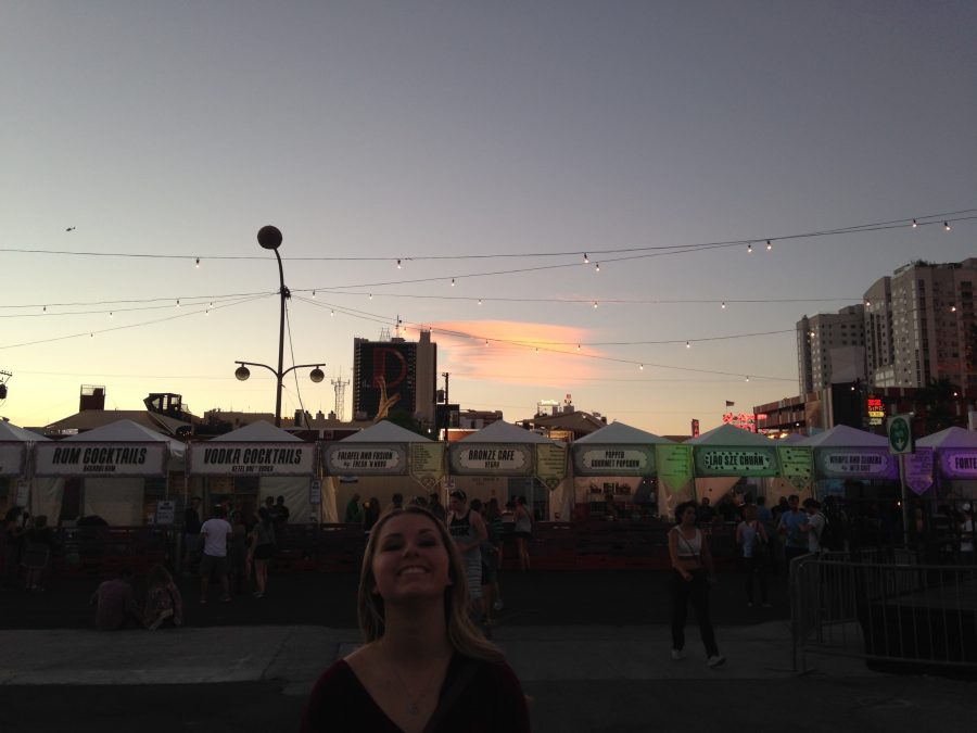 Photo caption: The food vendors are a big attraction to the festival.