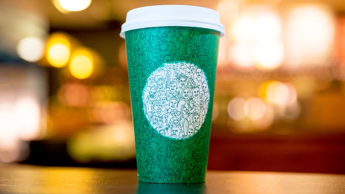 Above is a featured image of the disputable Starbucks green cup.