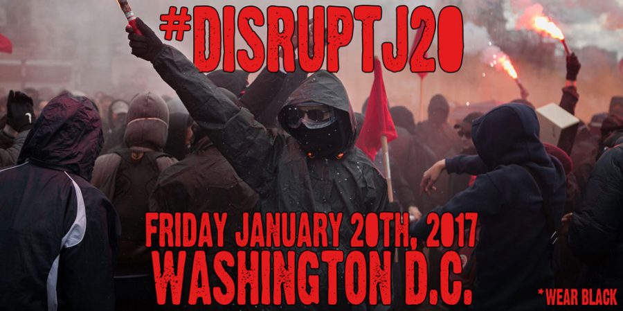 A social media post about #DisruptJ20