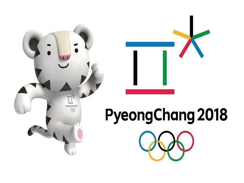 The+logo+of+the+2018+Winter+Olympics