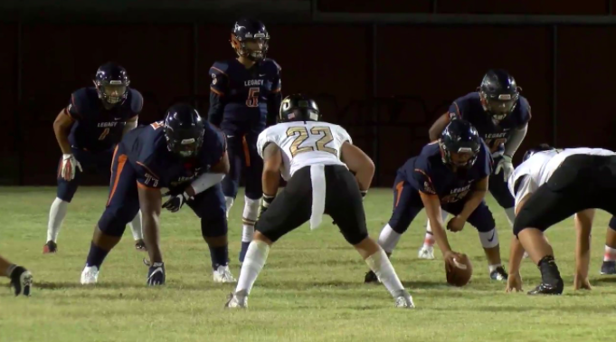 #22 junior linebacker, Hunter Kaupiko, had a season total of 10 sacks before heading into the Legacy game. 