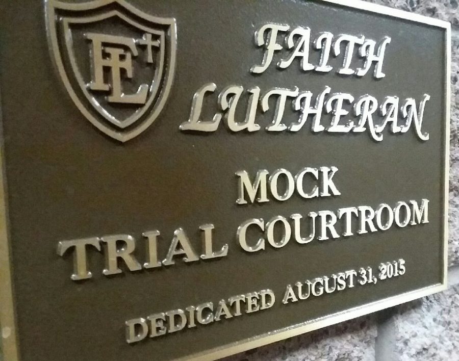 Faith Lutheran is possibly the only high school in Las Vegas to have a professional courtroom.