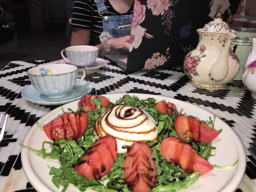 The Burrata Cheese salad from Gäbi Cafe. 