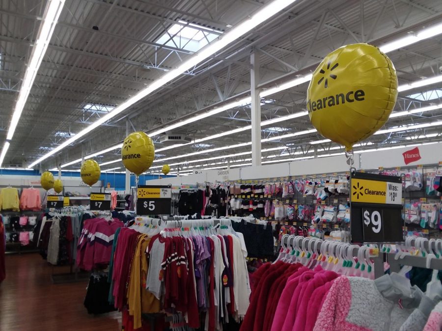 A look at Walmart's clothing department shows that it too is favoring fast fashion in order to hopefully compete in the new fast paced clothing market.