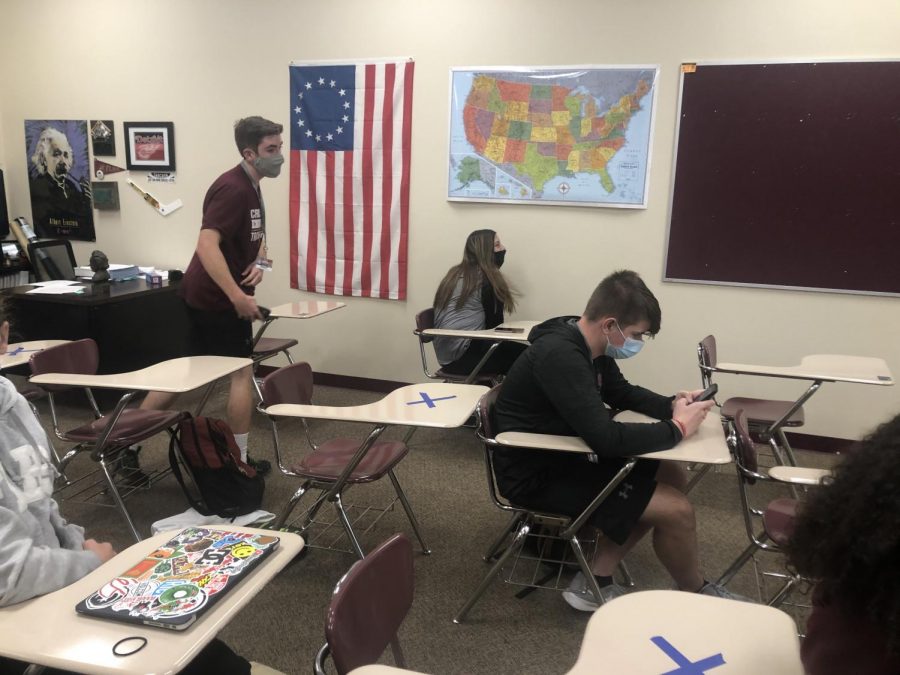 Students have said that just seeing X's on desks, and wearing masks around their peers gives them anxiety. 