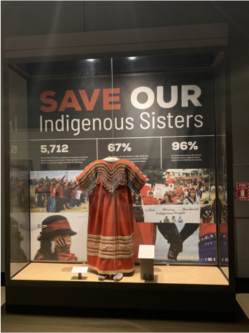 MMIW shawl dress at the Buffalo Bill Center of the West in Cody, Wyoming.