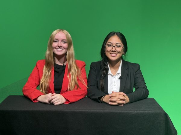 Penny and Haley anchor their first broadcast of the 2025 school year.